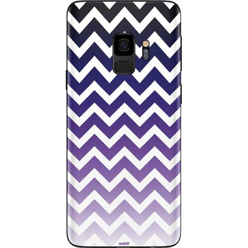 Chevron Purple Ombre Galaxy S9 Skin